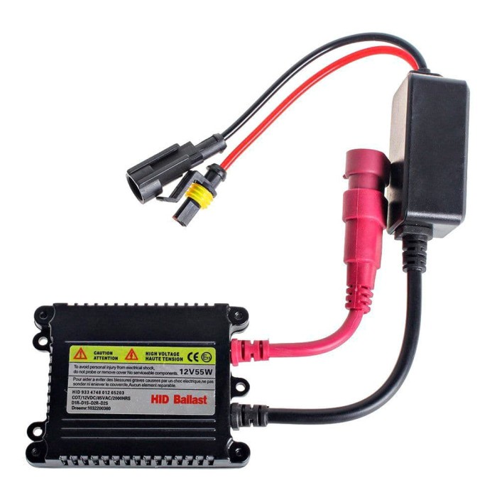 Slim Ballast Hid 55 Watt Ac 12V Quick Start Fast Bright 55 W Wat