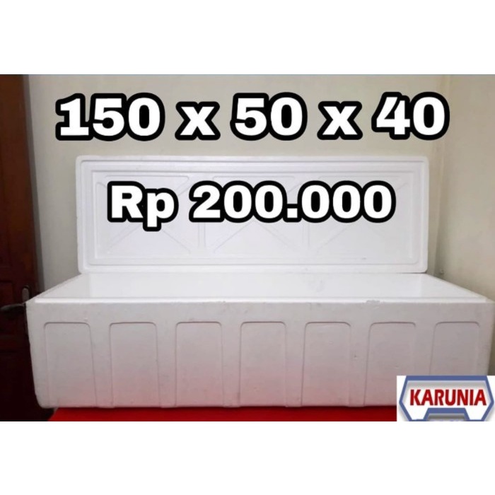 

Terlaris Box Sterofoam Styrofoam Gabus 150 X 50 X 40 Cm Khusus Gojek - Gosend