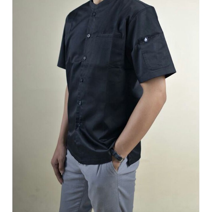 Star Seller "Copenhagen" Style Chef Jacket / Seragam Kitchen / Chef Jacket Aksara