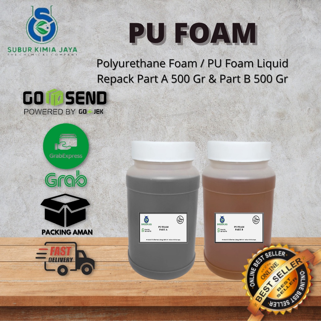 Polyurethane Foam / PU Foam Liquid 500 GR A + 500 GR B