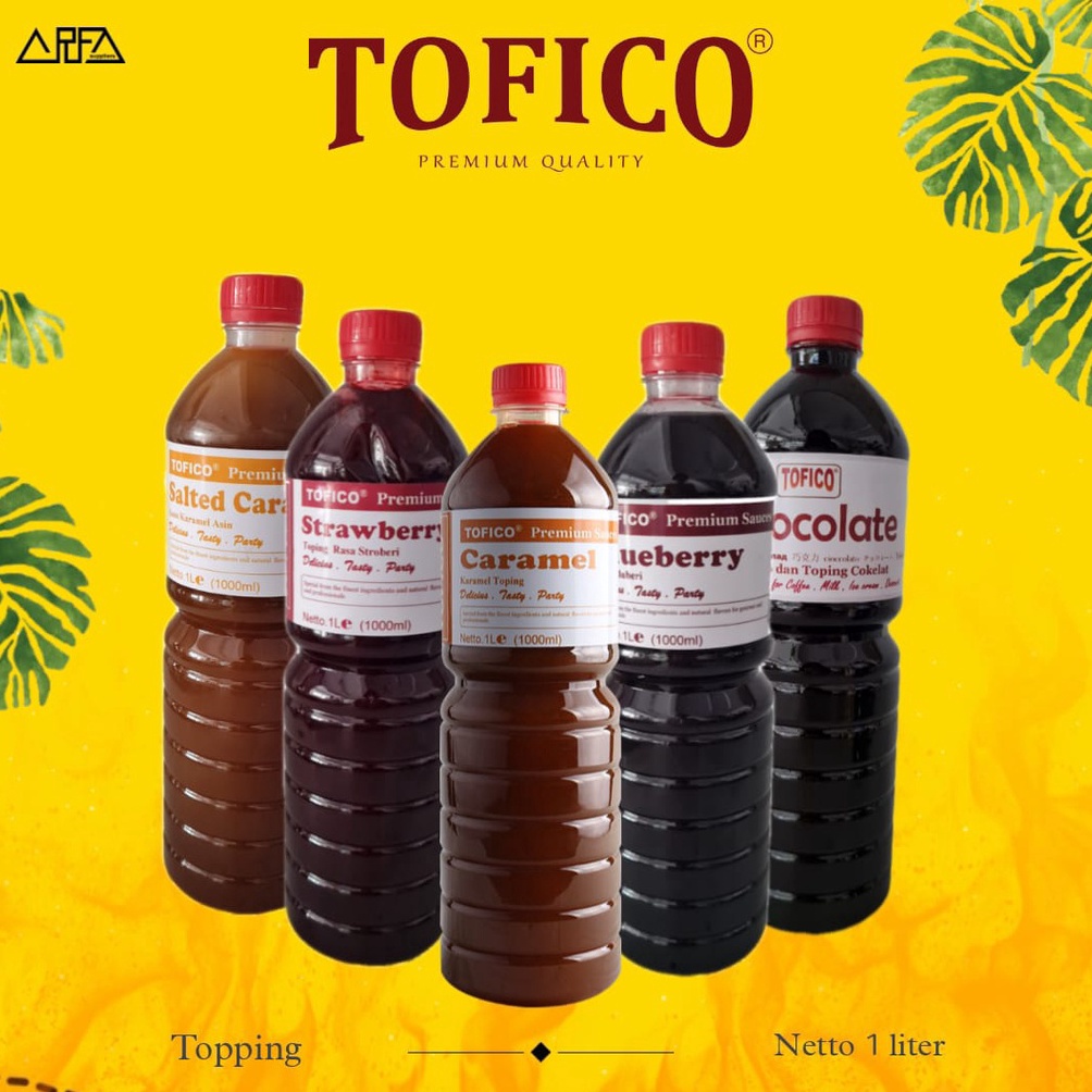 

#sale Topping Sauce Tofico All Variant 1liter 0SL