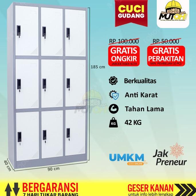 

New Loker Besi Locker Besi 9 Pintu Original