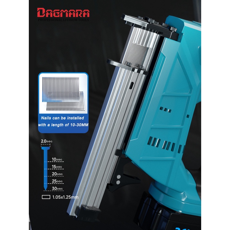 Dagmara F30 20V LXT Lithium-Ion Cordless Nailer, 23 Gauge Nail Gun F30 Stapler Nail Woodworking Furniture Woodwork