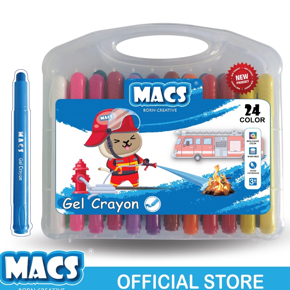 

✨MEN SALE✨ MACS 24 Colors Gel Crayon Warna 