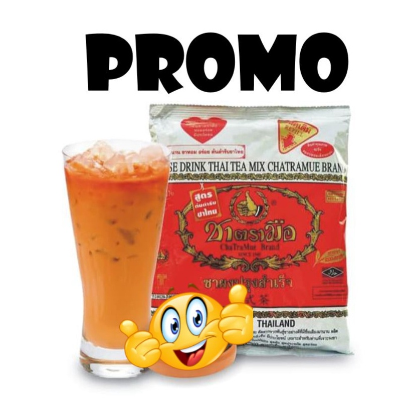 

Ready Stok THAI TEA ORIGINAL CHATRAMUE 400GR/ PROMO TEH ORIGINAL THAILAND 400GR CHATRAMUE