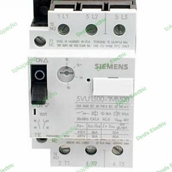 Terlaris Motor Protection Circuit Breaker Siemens 3Vu1300-1Mm00 10 - 16 Ampere