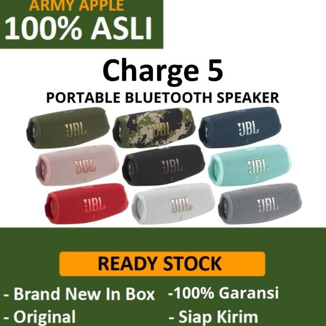 Jbl Charge 5 Portable Bluetooth Speaker Charge5 Original Harman Kardon Kulitkuacistore