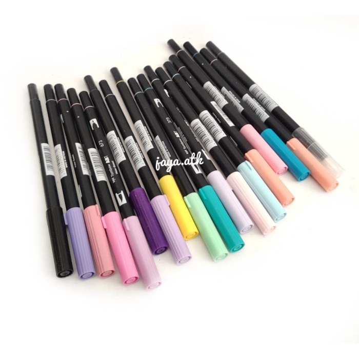 

Best Seller Tombow Dual Brush Pen Spidol Brushpen Art Abt Pastel Kuas Lukis Bujo