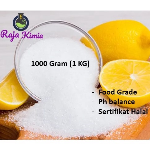 

#Sale✳➞ CITRIC MONOHYDRATE/ CITRUN / SITRAT - 1 KG R45 ❂