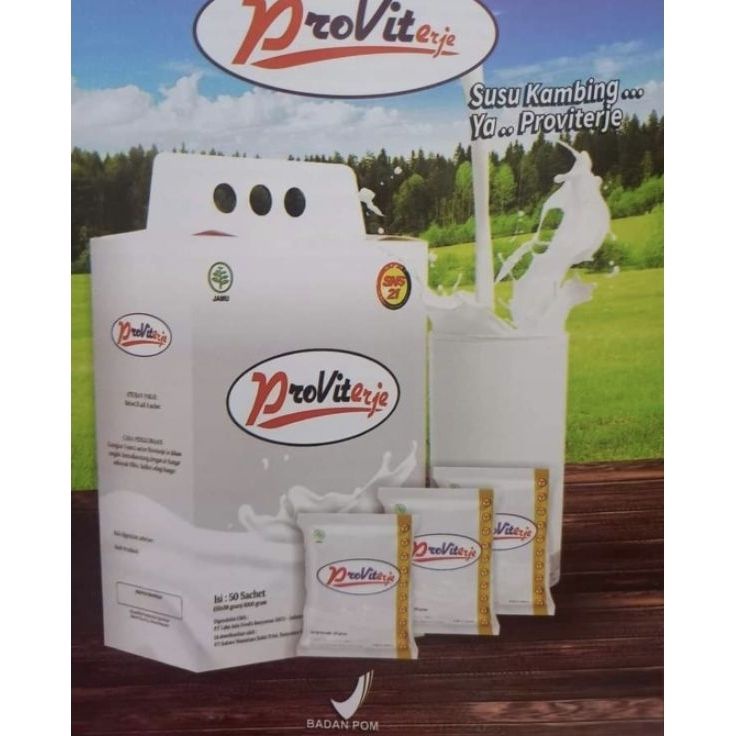 

✨ 7.7 Susu Kambing Provit Plus Royal Jelly(ProvitErje), Susu Kambing Etawa isi 50 scht, Provit Erje
