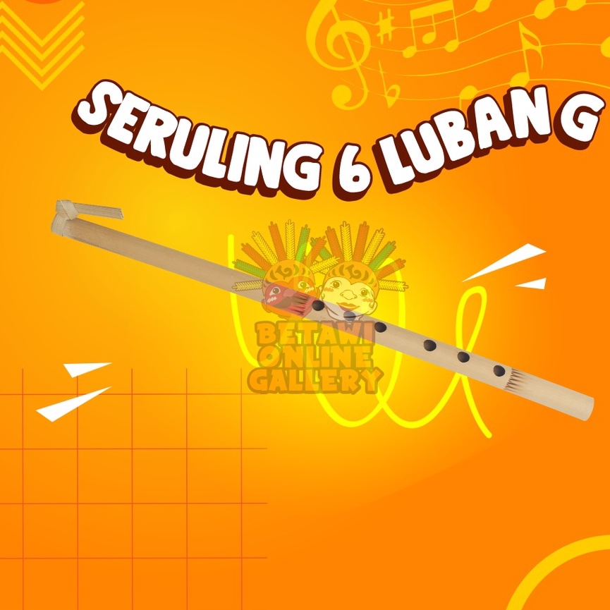 ➻Laris✹ I6Q7Z Seruling / Suling Sunda Bambu 4&amp;6 Lubang Z99 Serba Murah