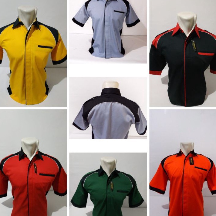 Produk Keren Seragam kerja, seragam wearpack, seragam parking, seragam bengkel, baju lapangan 01 Ter