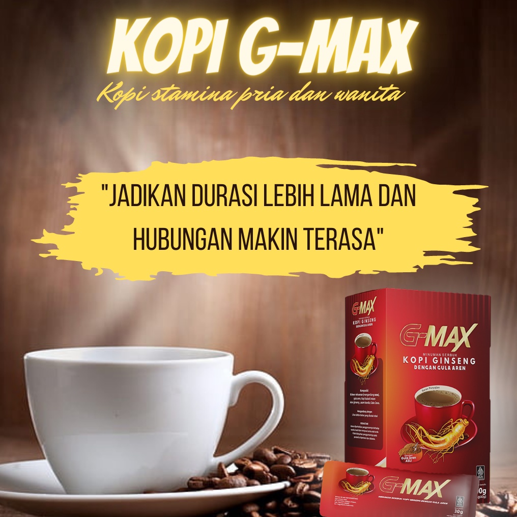 

Bagus!!!!!! KOPI JOSS ORIGINAL-KOPI STAMINA PRIA GMAX ASLI