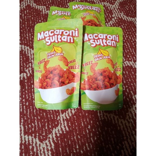 

macaroni sultan rasa pedas daun jeruk berat 50gram