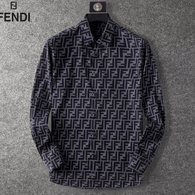Kemeja Panjang Pria Branded Import / Kemeja Panjang Motif Branded #G24 Dreamy.Fashion3
