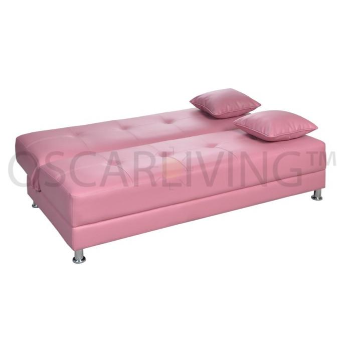 Olc Sofabed Luxio Pink / Sofa Bed Minimalis / Sofa Tidur [Khusus Charming.Style