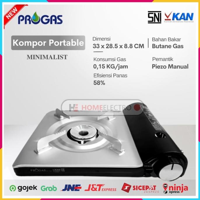 PROGAS Kompor Gas Portable 1 Tungku Portable Mini [ORIGINAL]