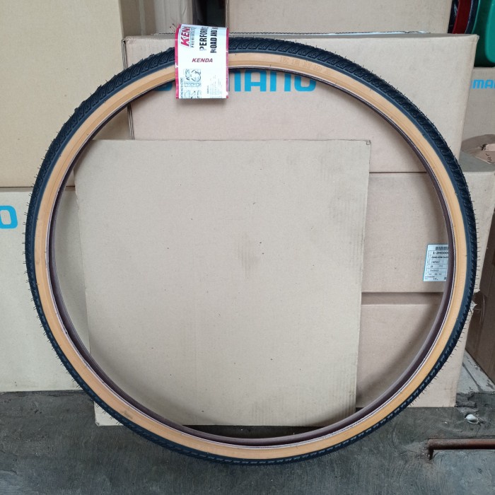 Terlaris Ban Luar 700C 700 X 38/38C 700X38 700X38C Kenda Gum Tan Wall Tanwall