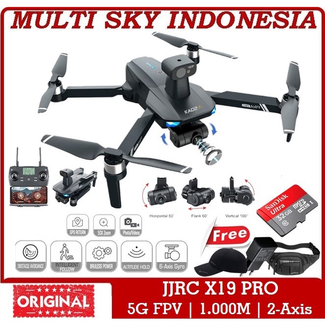 JJRC X19 PRO X21 X23 DRONE GPS BRUSHLESS OAS CAMERA WIFI FPV 4K 2AXIS ORIGINAL