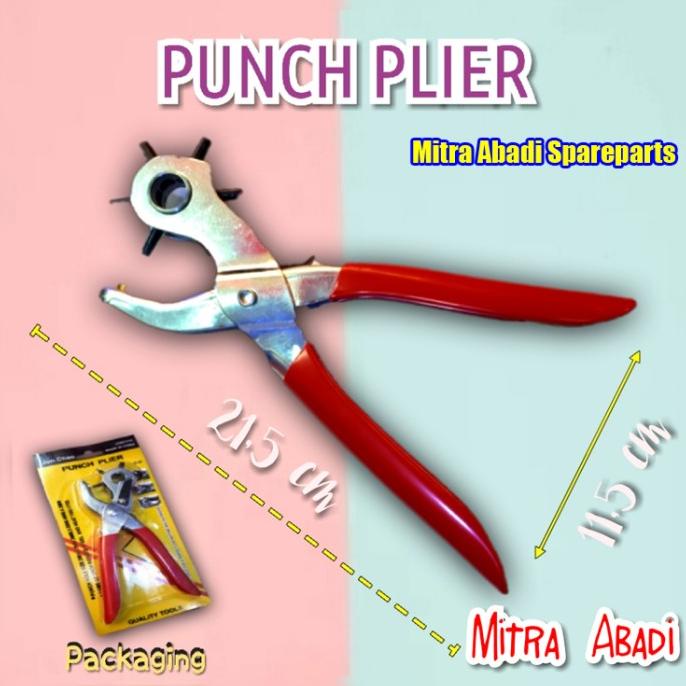 

PUNCH PLIER / Tang Pembolong / Alat Pelubang Ikat Pinggang 9" / 9 INCH