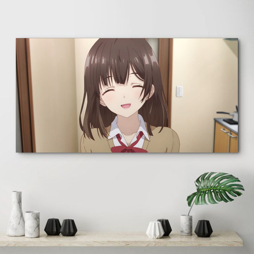 Poster Kayu "Sayu Ogiwara" Ukuran 90cm x 40cm