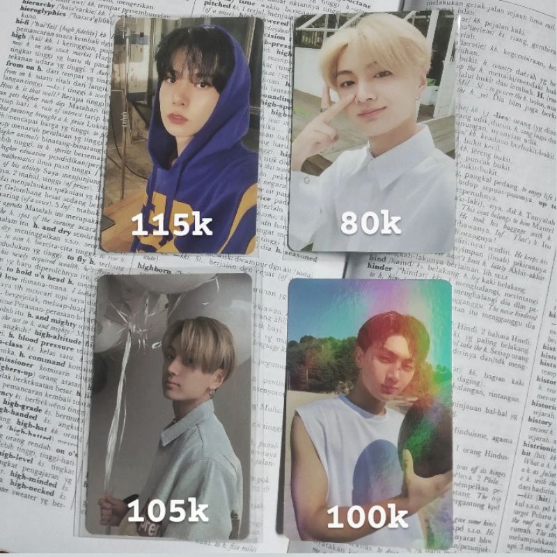 photocard/pc enhypen enha jay official jay otot holo ody jay jumatan ganteng heeseung hee hoodie (BA