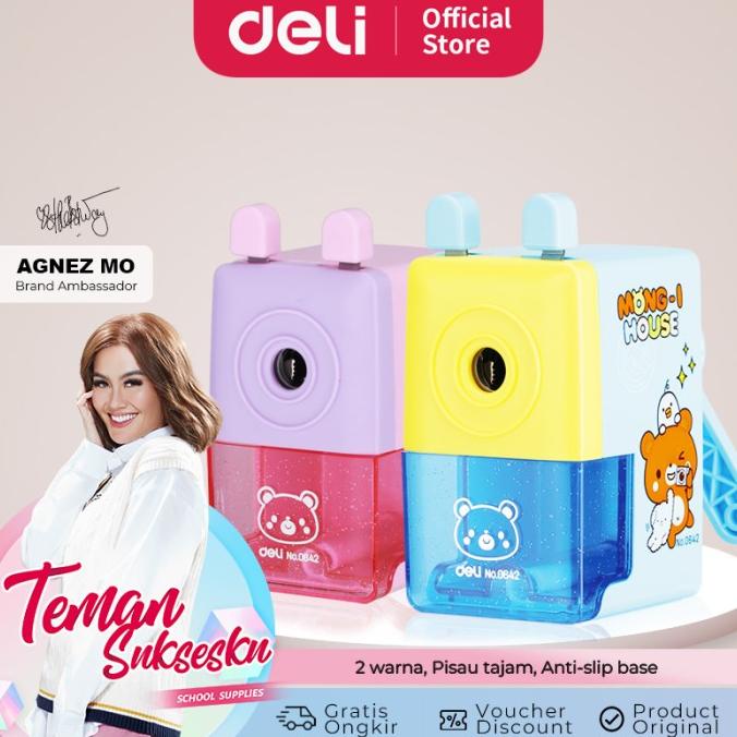 

Deli E0642 Rautan Meja-Rotary Pencil Sharpener