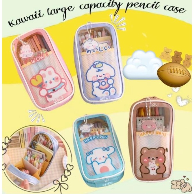 

Kotak Pensil Tempat Pensil Pencil Case Besar Waterproof Anak Perempuan