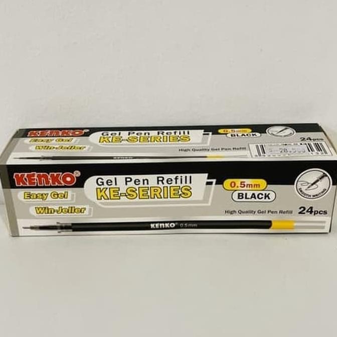 

Refill Easy Gel Pen Kenko 0,5 Mm ( Tinta Hitam ) / 1 Box Isi 24