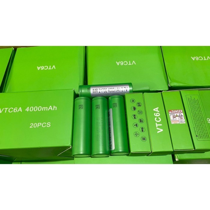 Terlaris Baterai 21700 Sony Vtc6A Authentic 4000 Mah 30A Vtc 6 A Battery Batre