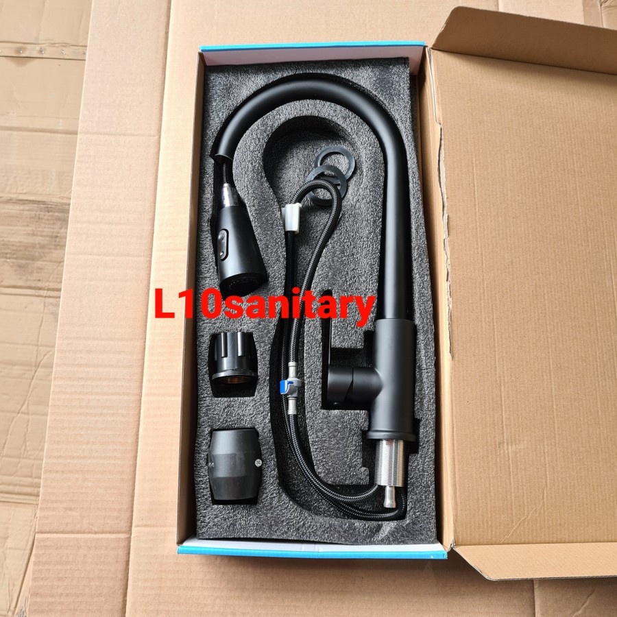 Kran Angsa Tarik SOLIGEN / Kran Angsa Bak Cuci Piring BCP Sink Panas Dingin Hot Cold B Stainless