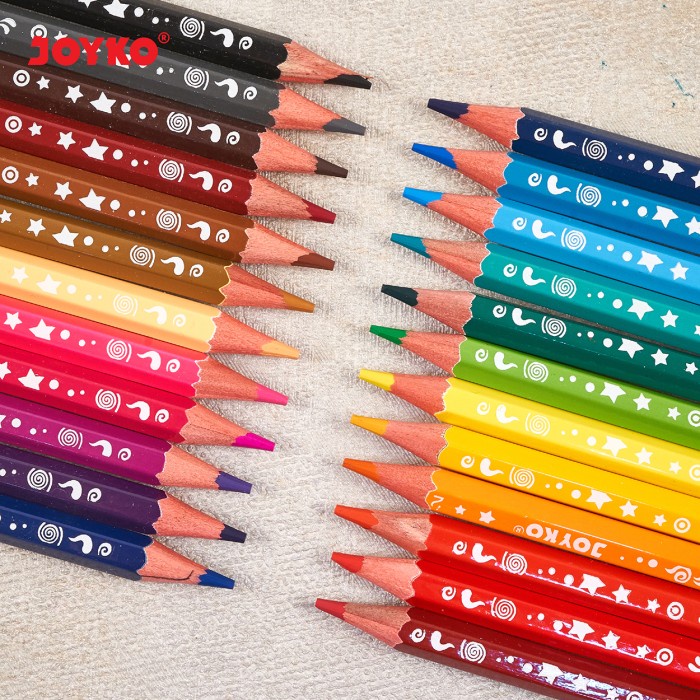 

Joyko Pensil Warna Color Pencils Hexagonal Grip