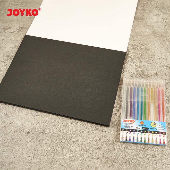 

Joyko Black Sketch Pad Buku Gambar Sketsa Hitam 150 Gsm 20 Sheets