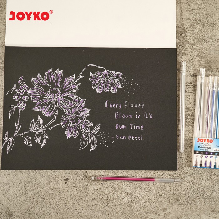 

Joyko Black Sketch Pad Buku Gambar Sketsa Hitam 150 Gsm 20 Sheets