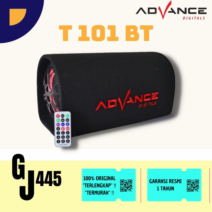 Speaker Advance T101 Bluetooth Subwoofer speaker ukuran 5inch