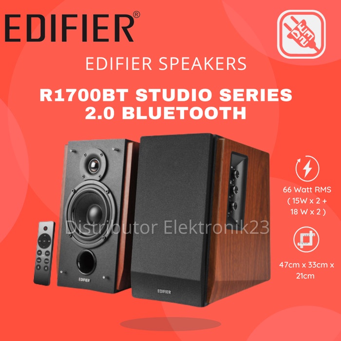 Best Seller Edifier R1700Bt R1700Bts Bluetooth Bookshelf Active Speakers