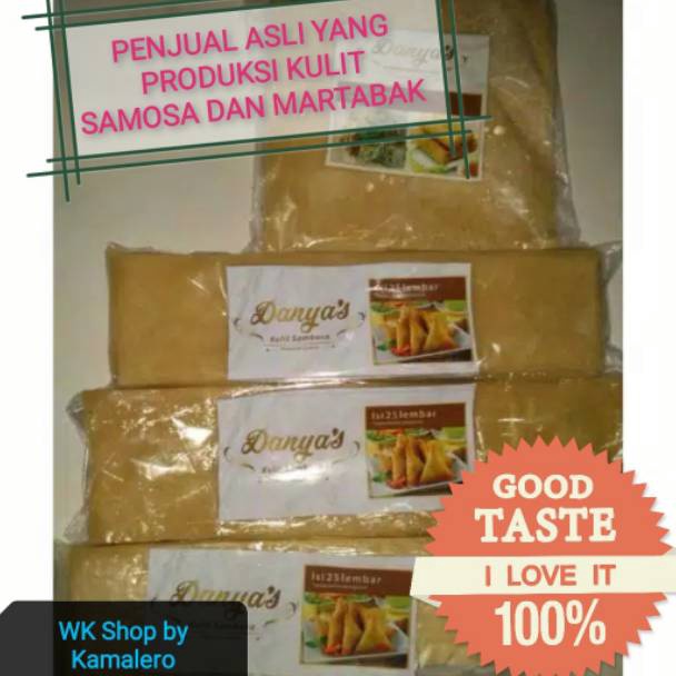 

[KODE PRODUK 0IBNW5849] KULIT SAMBOSA / SAMOSA KECIL 25 CM X 6.8 CM (ISI 25 LEMBAR