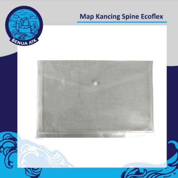 

Map Plastik Kancing Spine Document Bag Ecoflex Folio [12Pcs] Df-7111