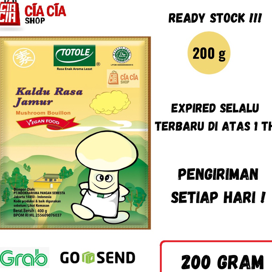 

Totole Kaldu Jamur 200gr 200g Halal MUI Bumbu totole rasa jamur 200 gram