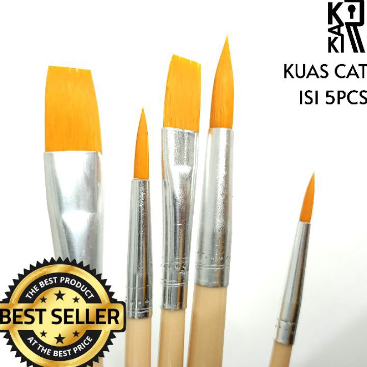 

✶Diskon➘ V8DEN Kuas cat lukis sepatu 1 paket isi 5pc B61 Terbaru