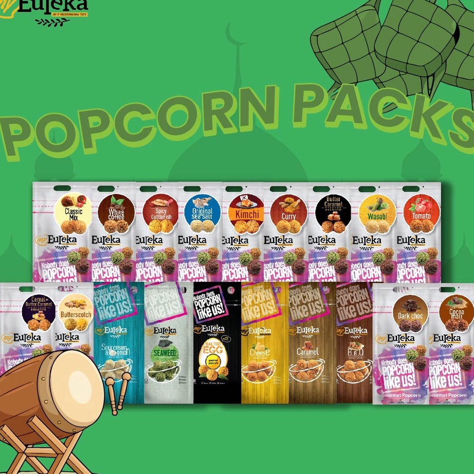 

[KODE PRODUK 0Z9SU9193] EUREKA POPCORN PACKS 140g