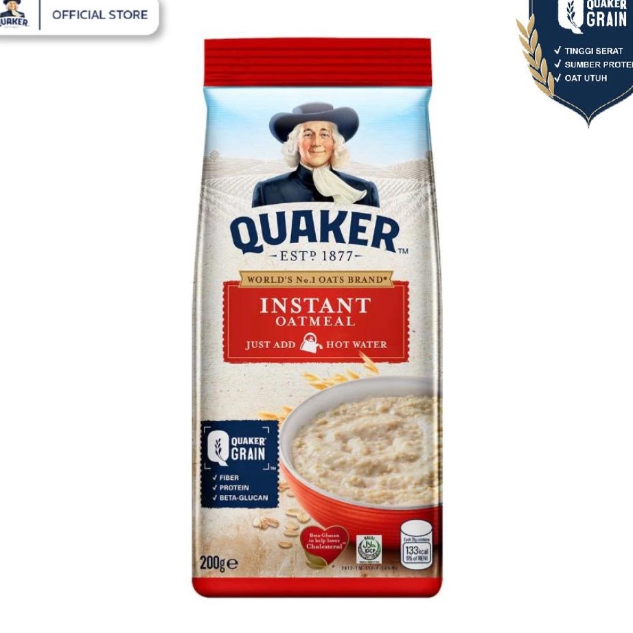 

[KODE PRODUK AQCSQ3347] Quaker Instant Oatmeal 2 x 200 gr