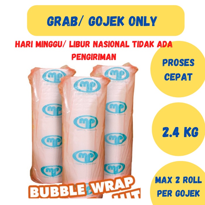 

Terlaris Bubble Wrap Roll 50 Meter Hitam Putih Buble Wrap Muliapack Mulia Pack