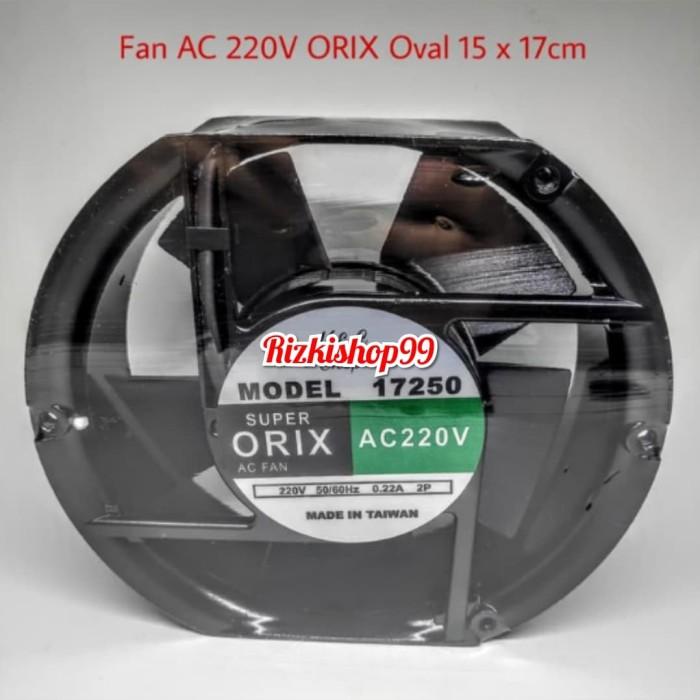 Kipas Fan Ac Orix Oval 15Cm X 17Cm Ac 220V