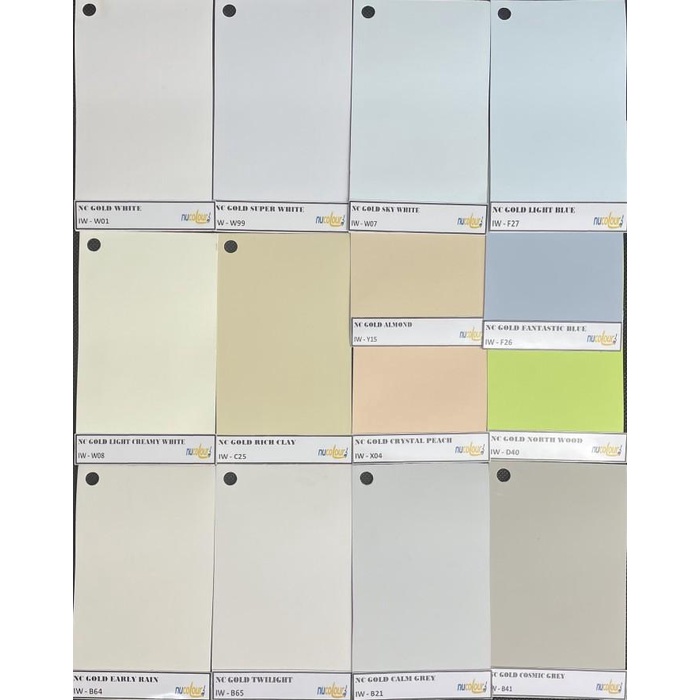 (( BISA COD) CAT TEMBOK INTERIOR NUCOLOUR GOLD 5 DAN 25 KG