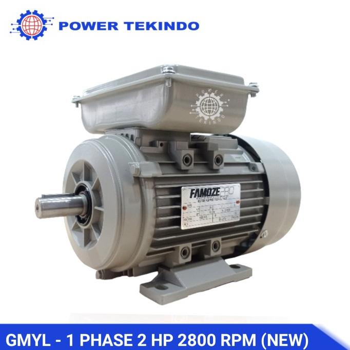 Famoze Pro Dinamo 1 Phase 2 HP 2800 RPM Elektro Motor GMYL 2 PK
