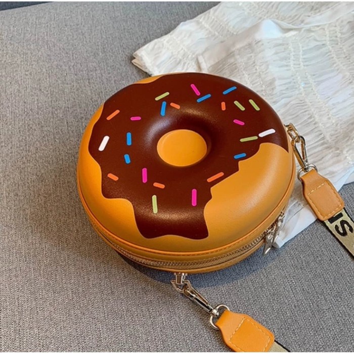 MUST HAVE 1668 TAS LUCU / TAS DONAT / TAS SELEMPANG WANITA / TAS FASHION TERLARIS