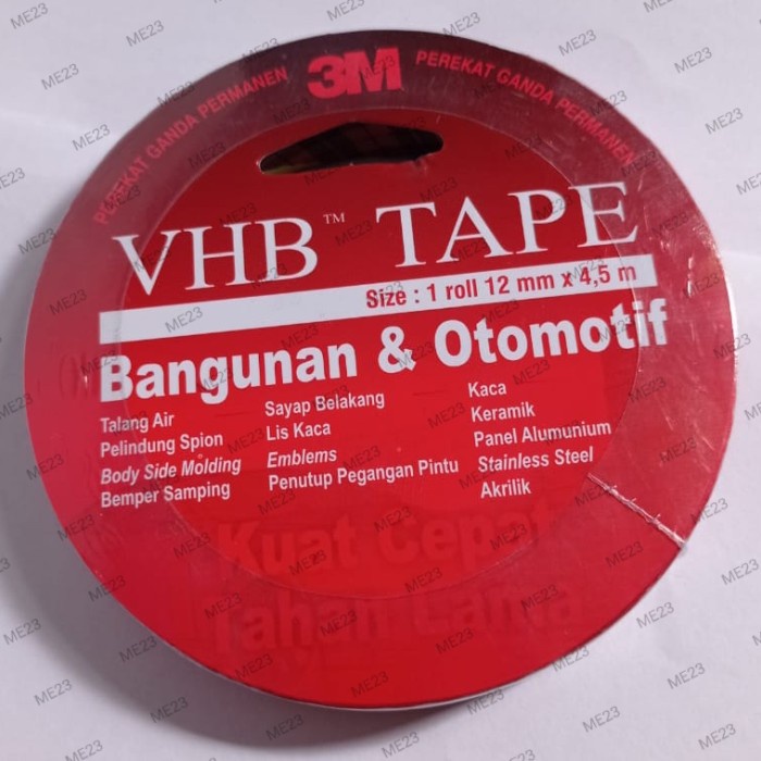 

Terlaris Double Tape 3M Vhb 12Mm 4,5M Original