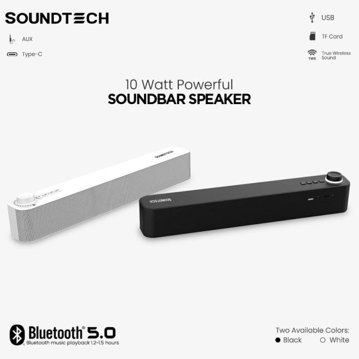 Soundtech Bluetooth Wireless Soundbar Speaker Aux Mini Audio