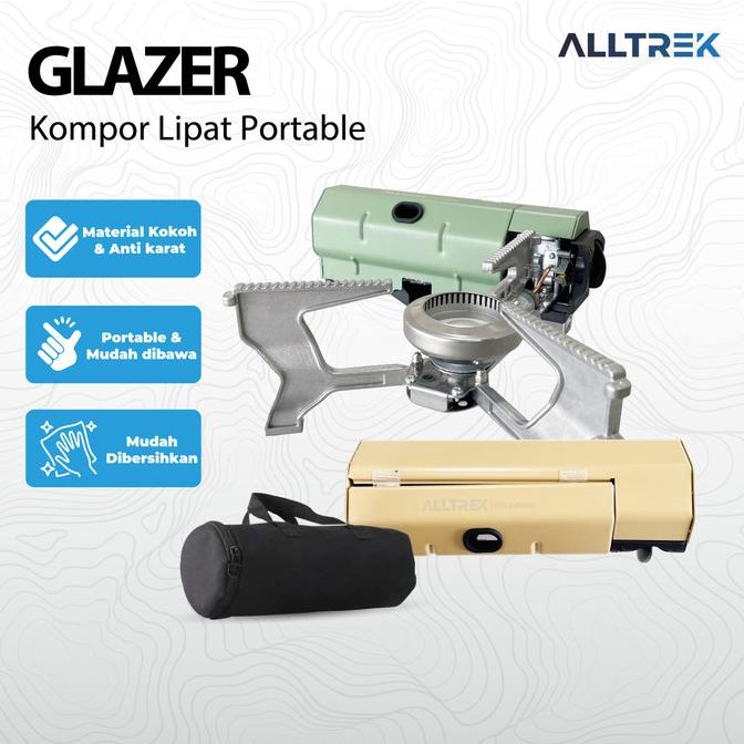ALLTREK Kompor Lipat GLAZER Gas Stove Portable Fire Boiler
